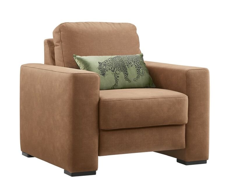 Fauteuil Creon polyetherschuim zitting camel