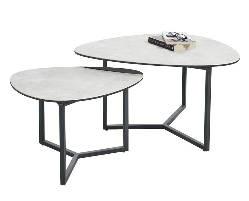 Salontafel Luverne grijs