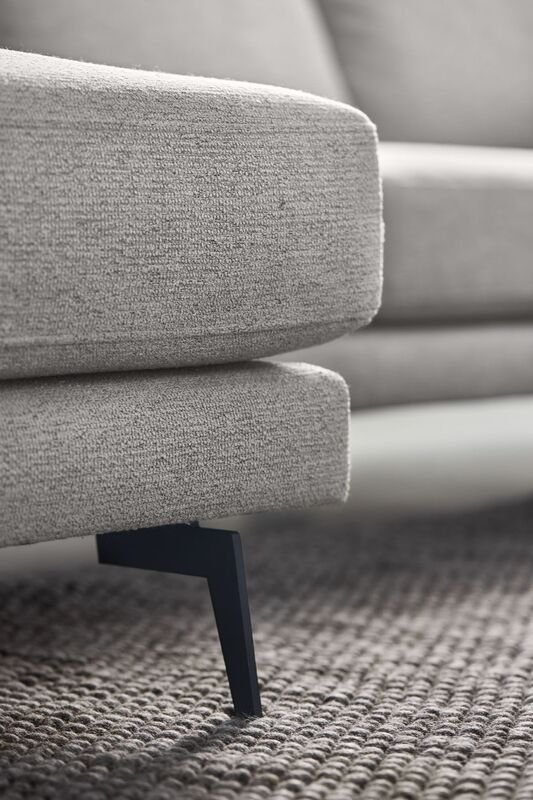 Hoekbank Acante comfortschuim met HR-schuim zitting steel