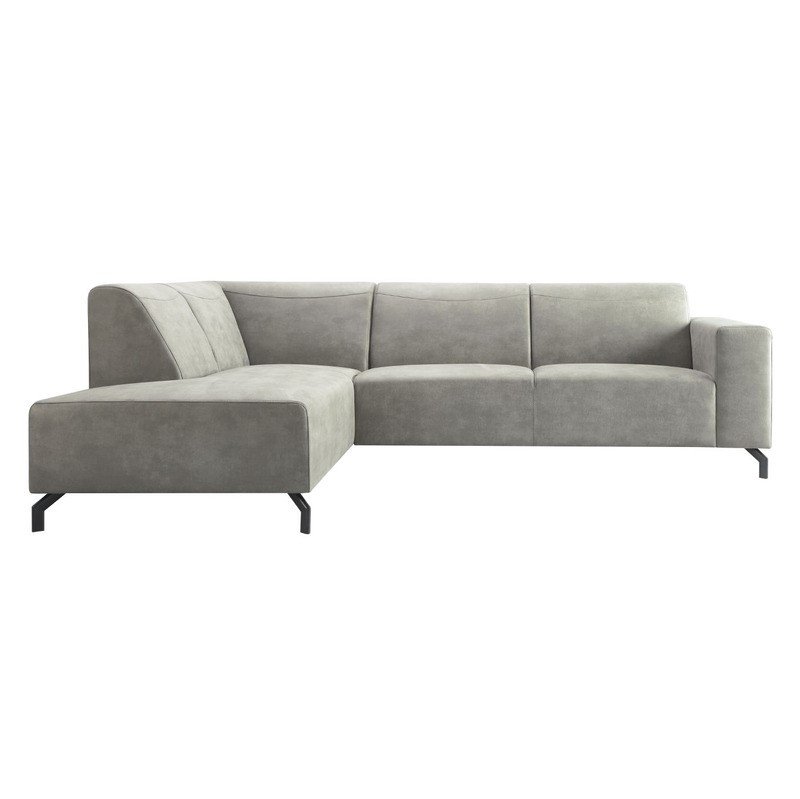 Hoekbank Solvay HR-schuim zitting grey