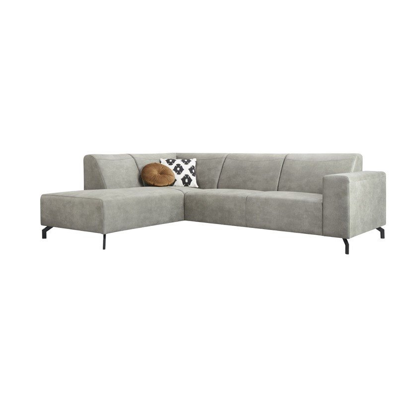Hoekbank Solvay HR-schuim zitting grey