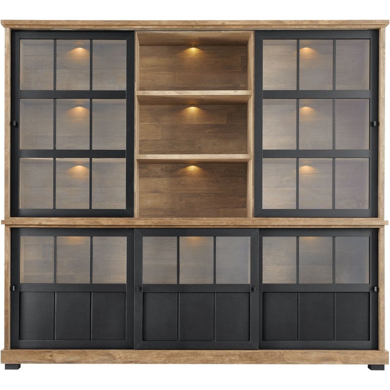 Wandkast Ladonia Old Teak