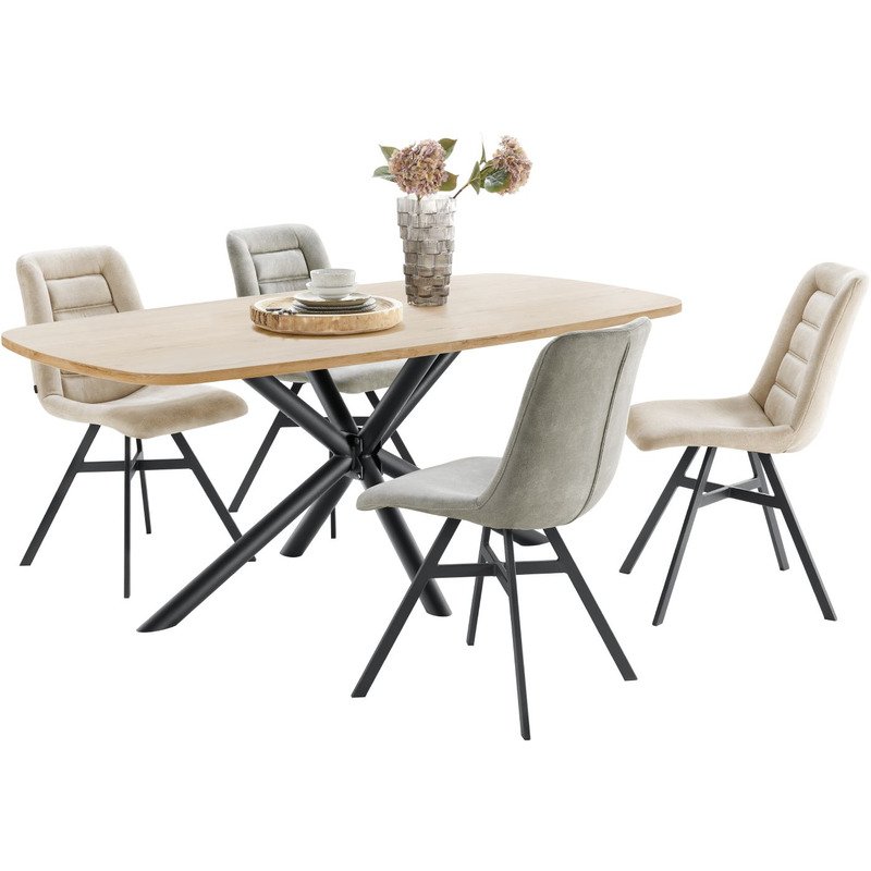 Deens ovale Eettafel Levado Naturel eiken