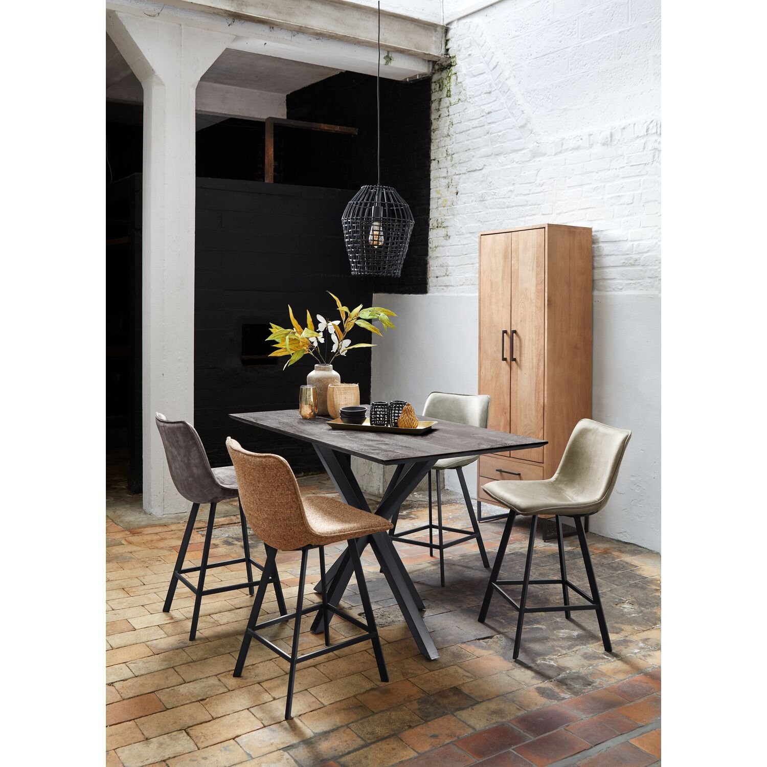 Bartafel Bartafel Piastra zwart 140x80 cm  