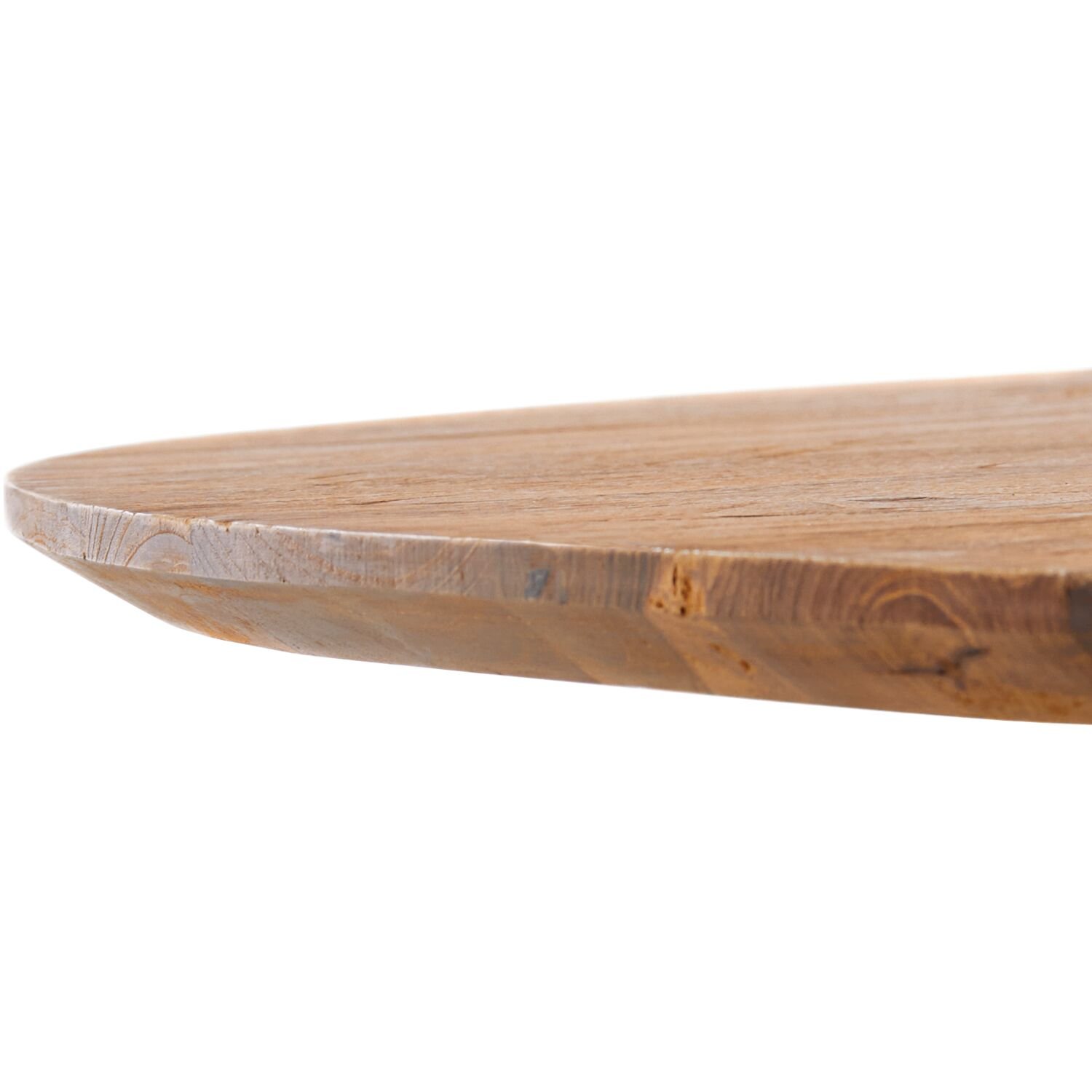 Eettafel Romaro deens ovaal 220 x 100 teak mix rough
