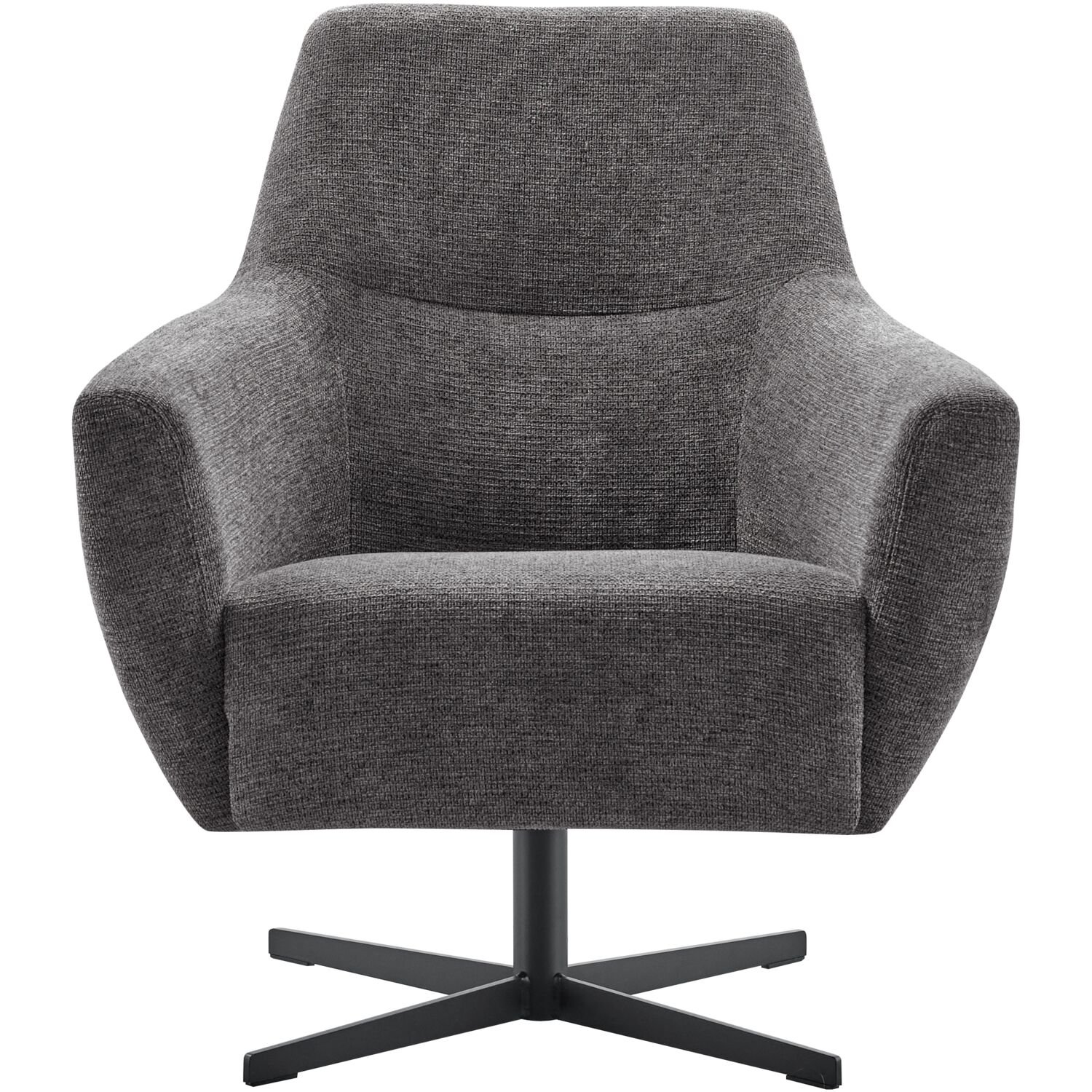 Draaifauteuil Gudo stof mito 169 onyx