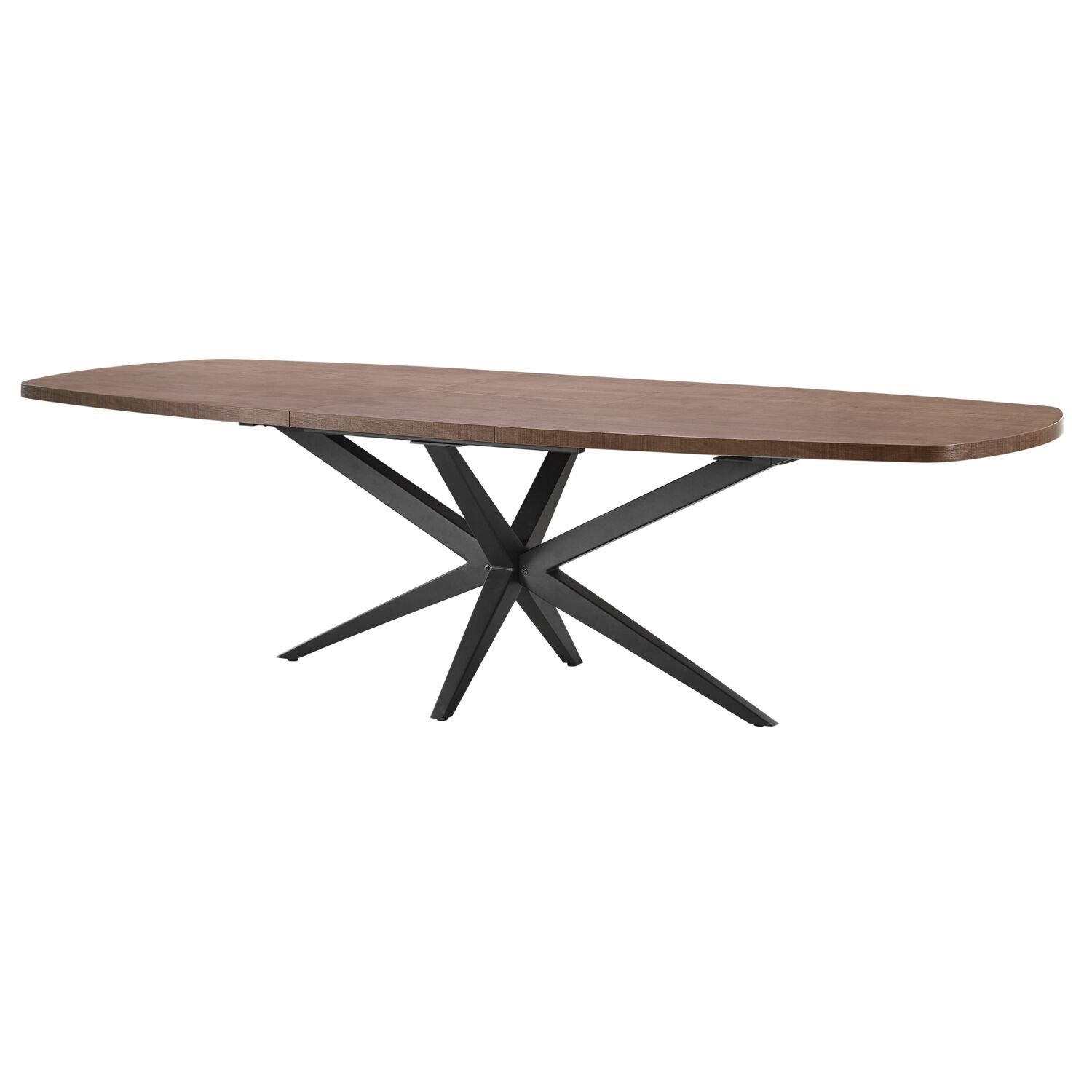 Eettafel Mascaro deens ovaal uitschuifbaar 180 tot (238)x102 dark mango