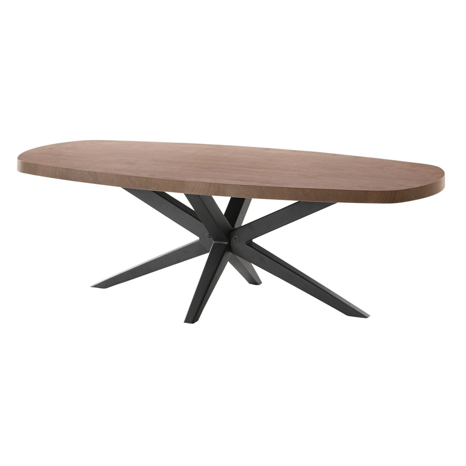 Salontafel Mascaro deens ovaal 135 x 67 dark mango