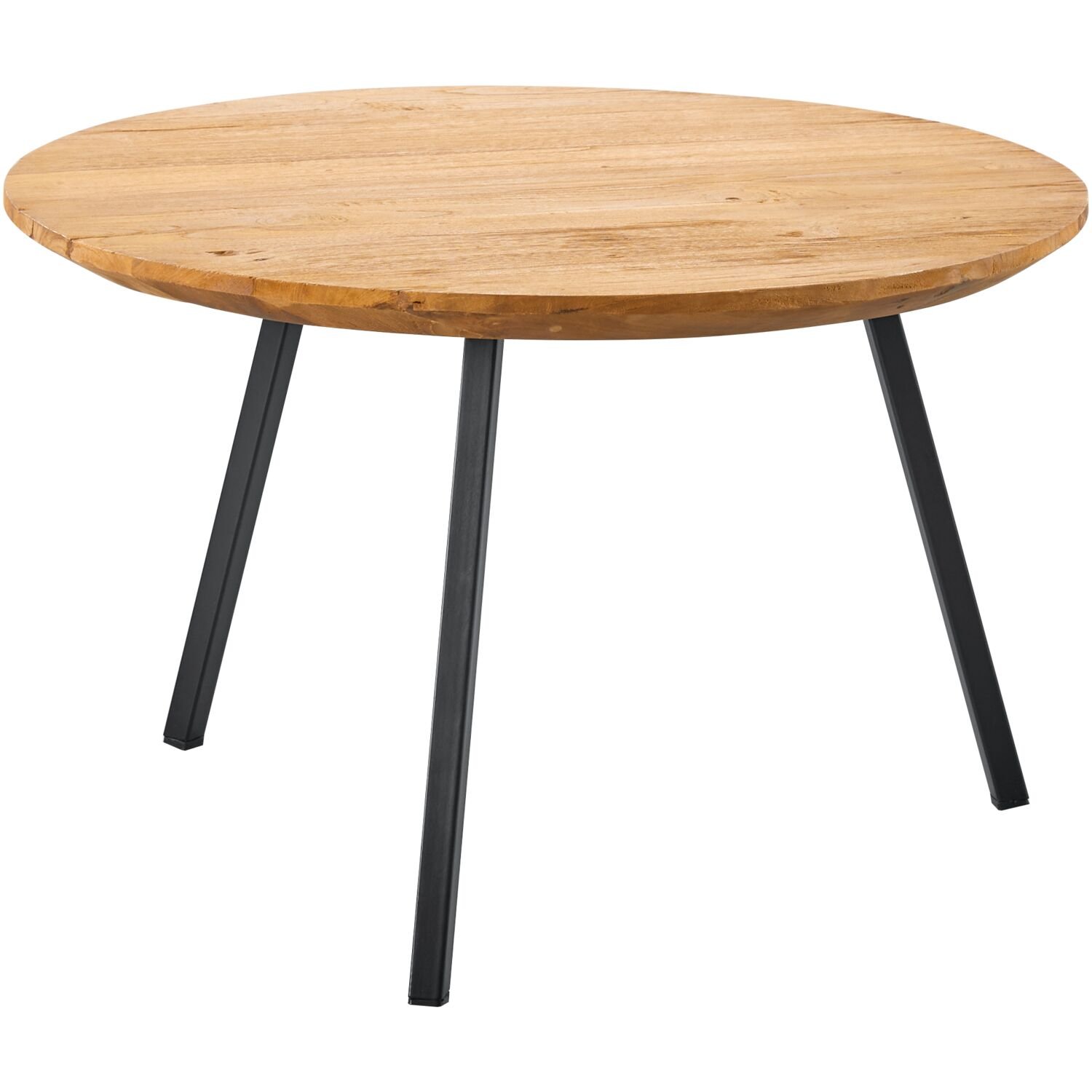 Bijzettafel Aska ø65 teak naturel brushed