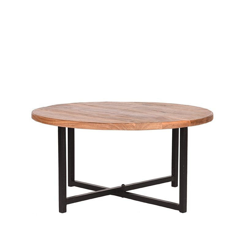 Salontafel Dex rough mangohout, 80 cm