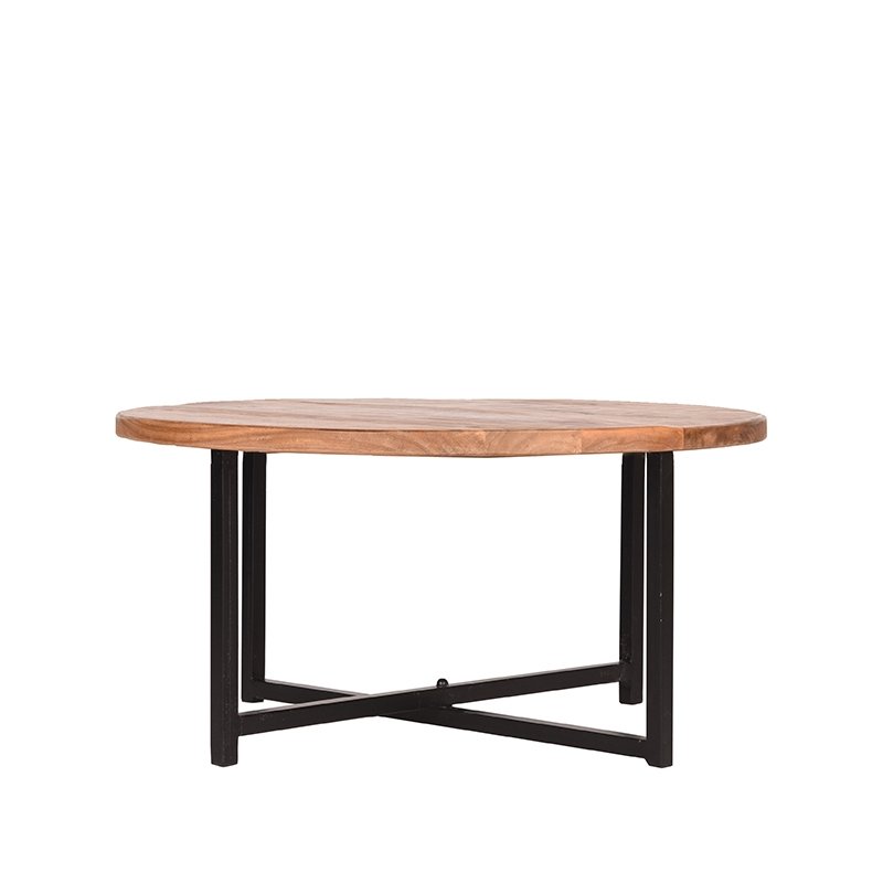 Salontafel Dex rough mangohout, 80 cm