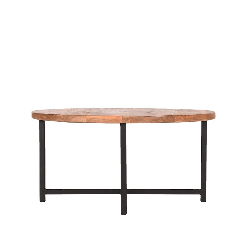 Salontafel Dex rough mangohout, 80 cm