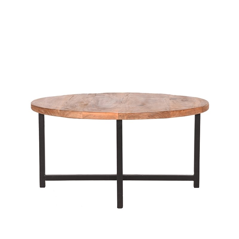 Salontafel Dex rough mangohout, 80 cm