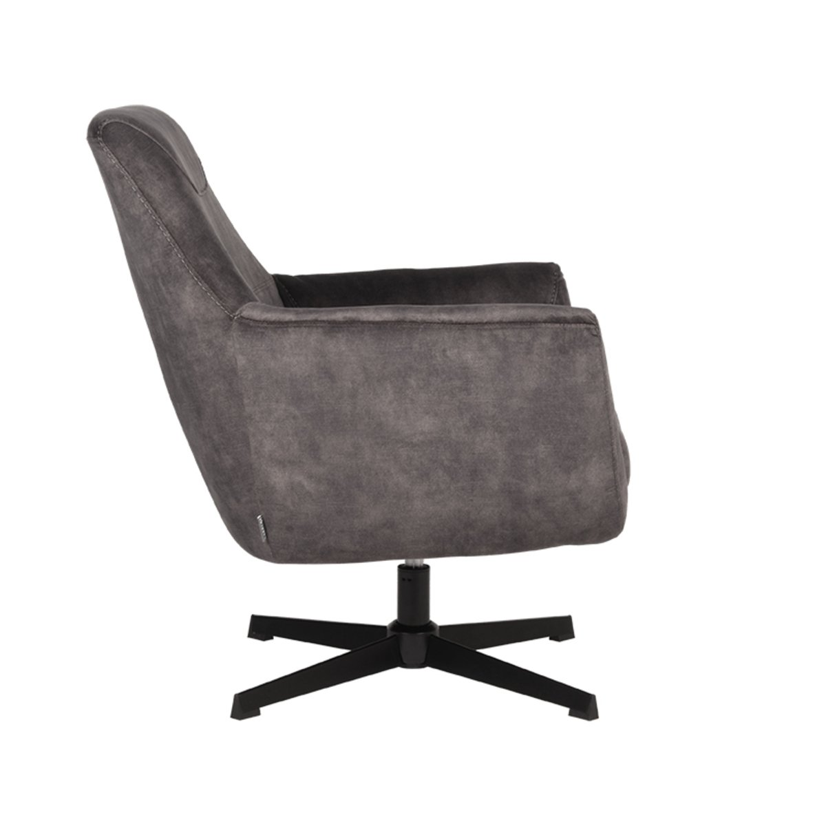 Fauteuil Toby antraciet