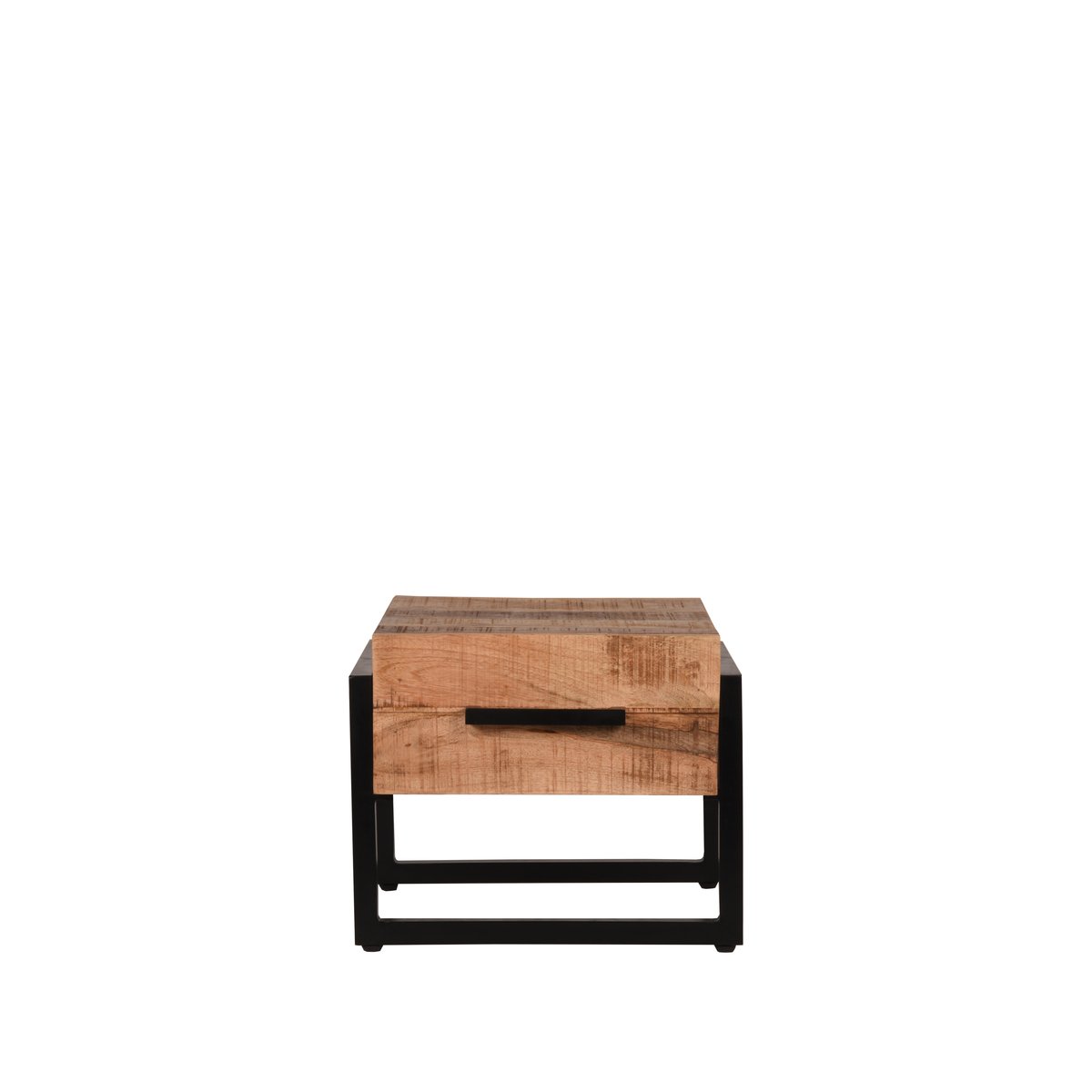 Salontafel Bolivia rough mangohout, 50x50 cm