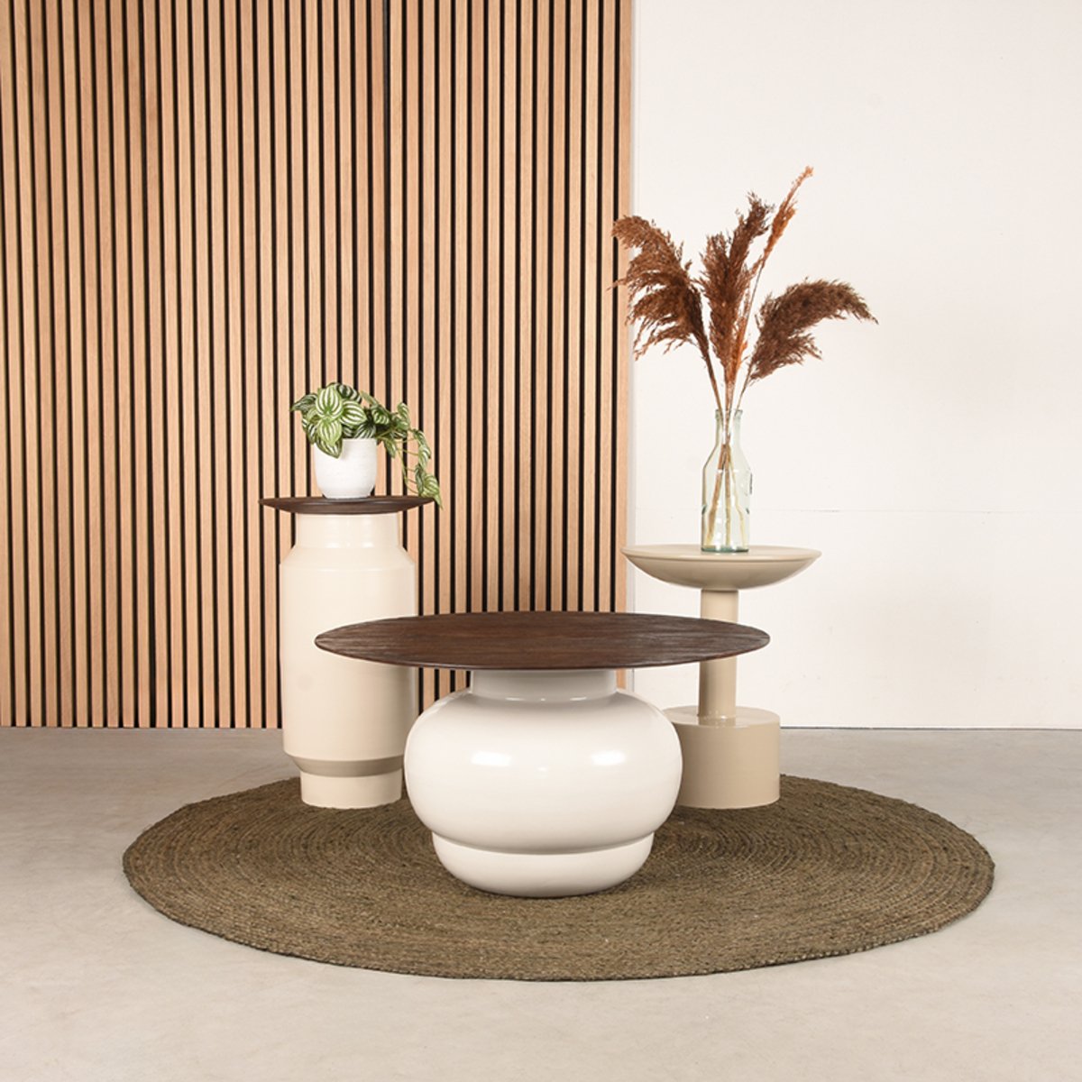 Salontafel Dim Mangohout Ivory