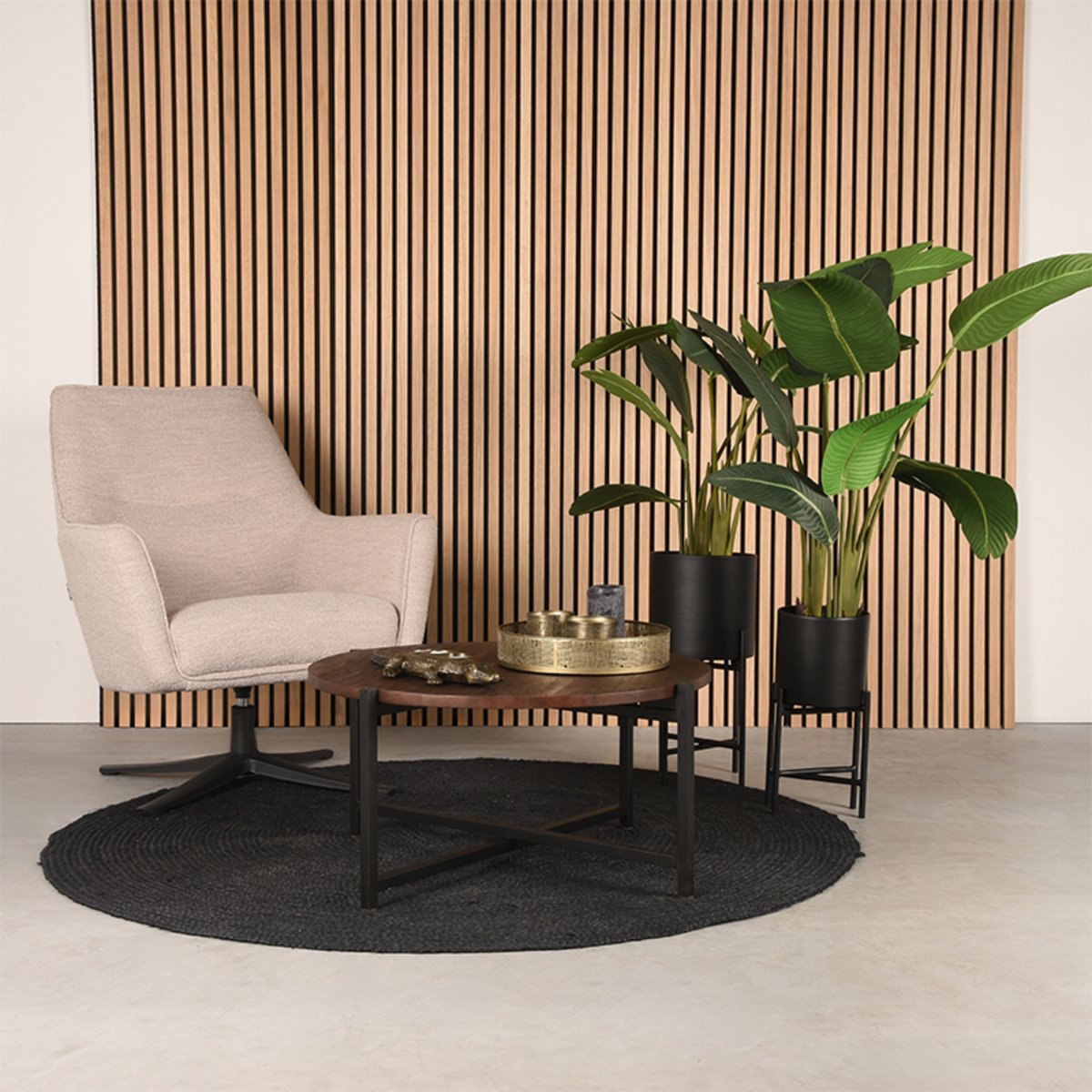 Salontafel Dox mangohout Espresso