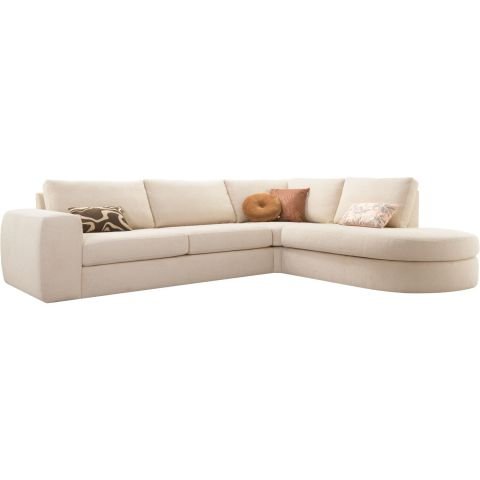 Hoekbank Azara polyetherschuim i.c.m. HR, beige