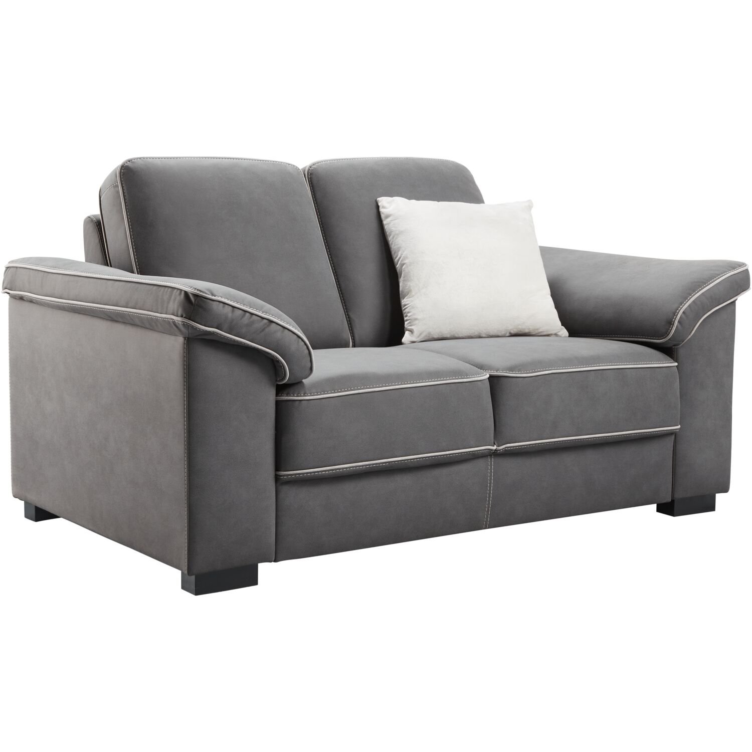 2-zitsbank Candelas polyetherschuim zitting graphite 