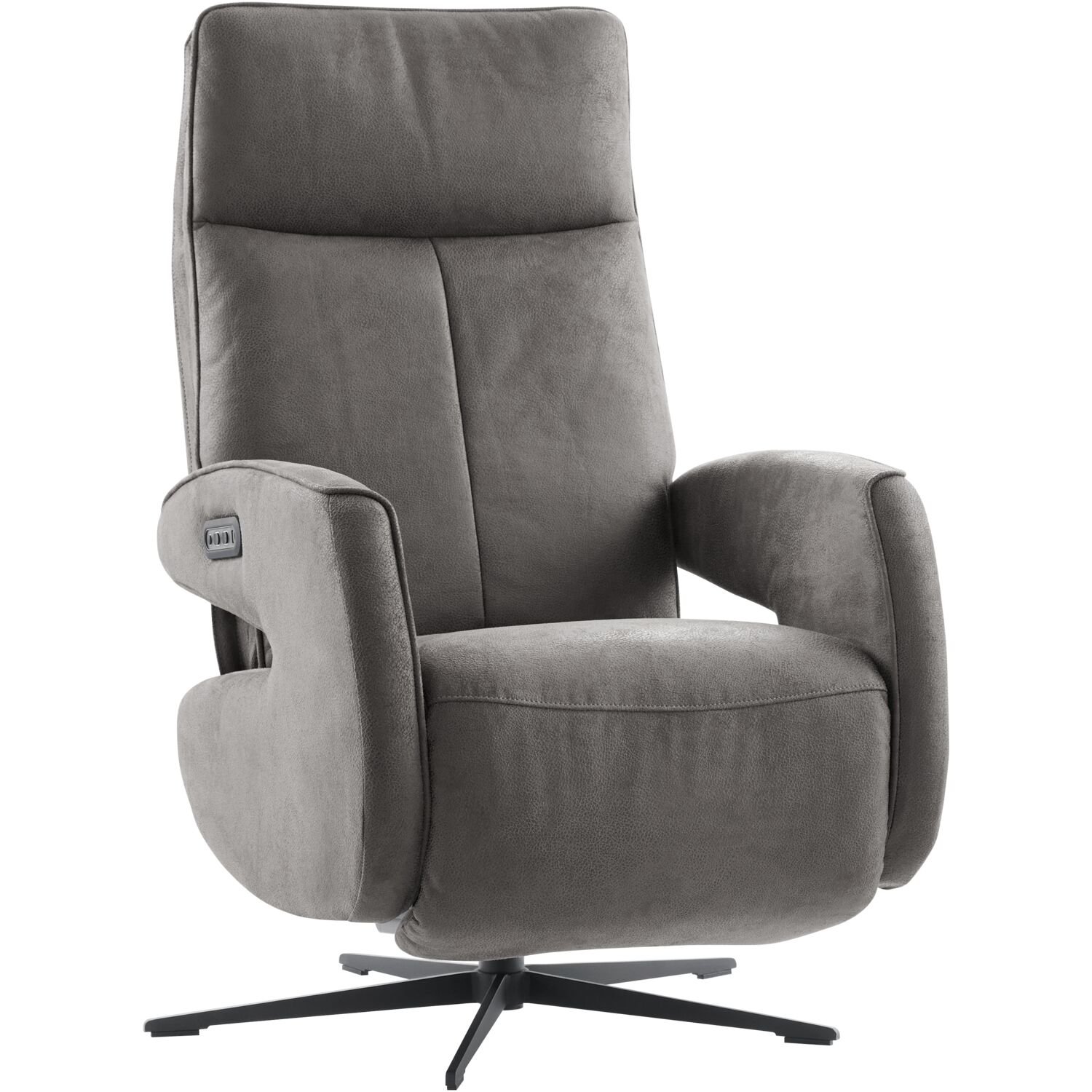 Relaxfauteuil Niland Dark Grey Elektrisch