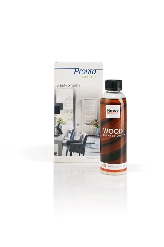 Kleurolie wit/whitewash 250 ml