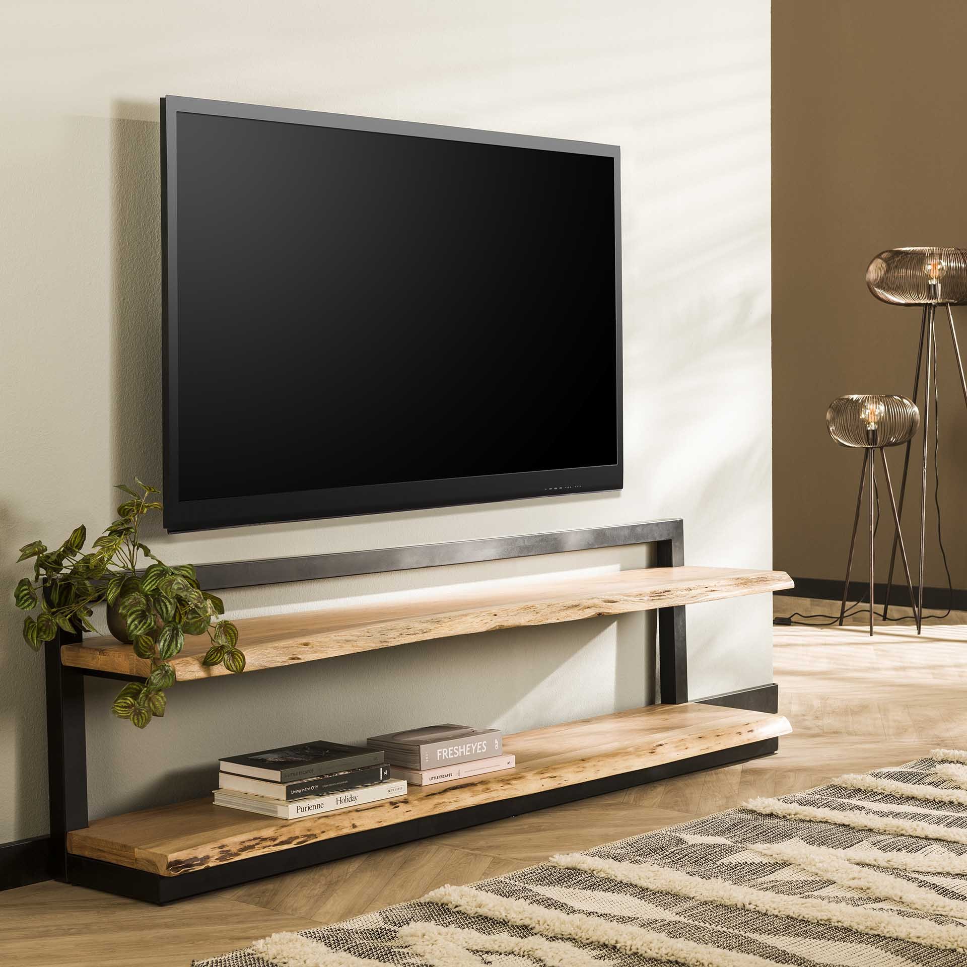 TV-meubel Edge Acacia Naturel