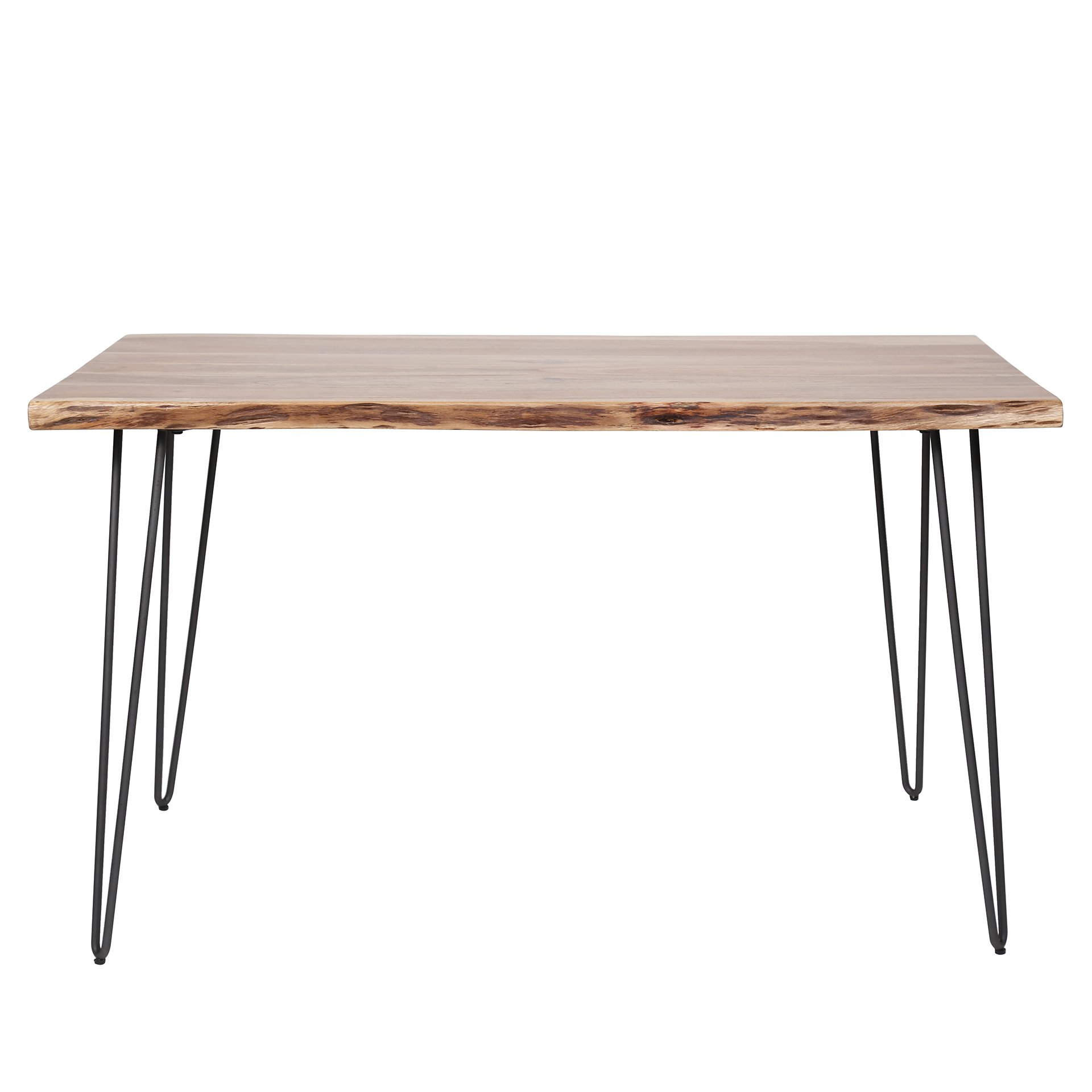 Eetkamertafel edge 130 / Massief acacia naturel