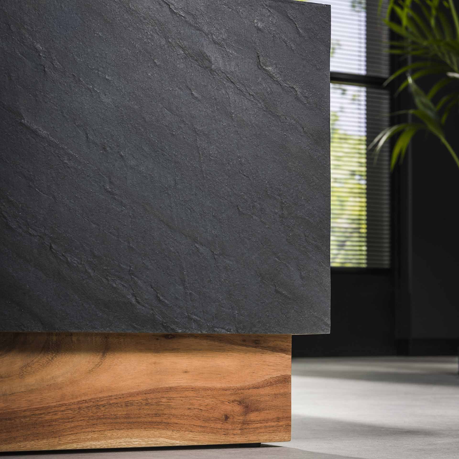 Salontafel set/2 Blox Slate Leisteen