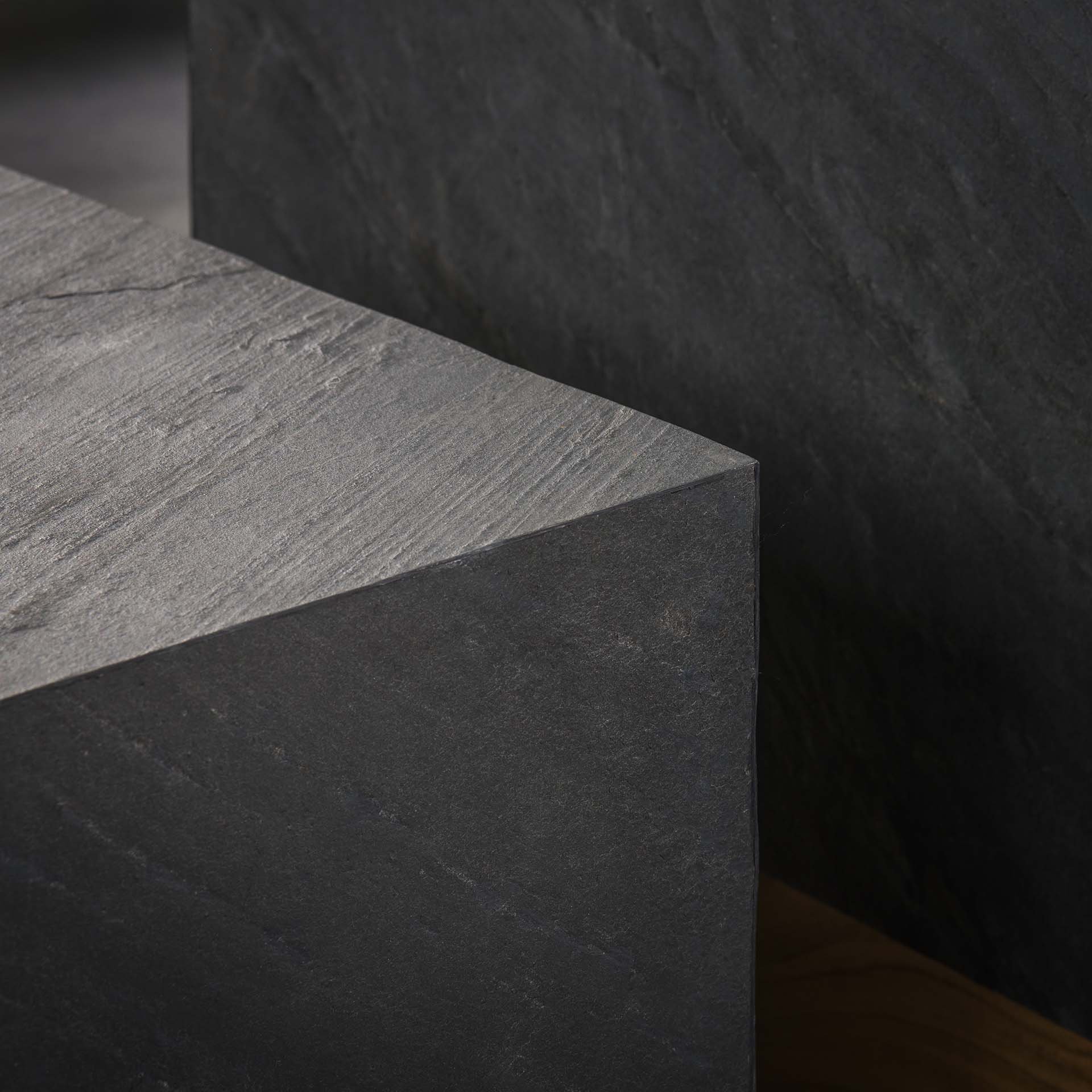 Salontafel set/2 Blox Slate Leisteen