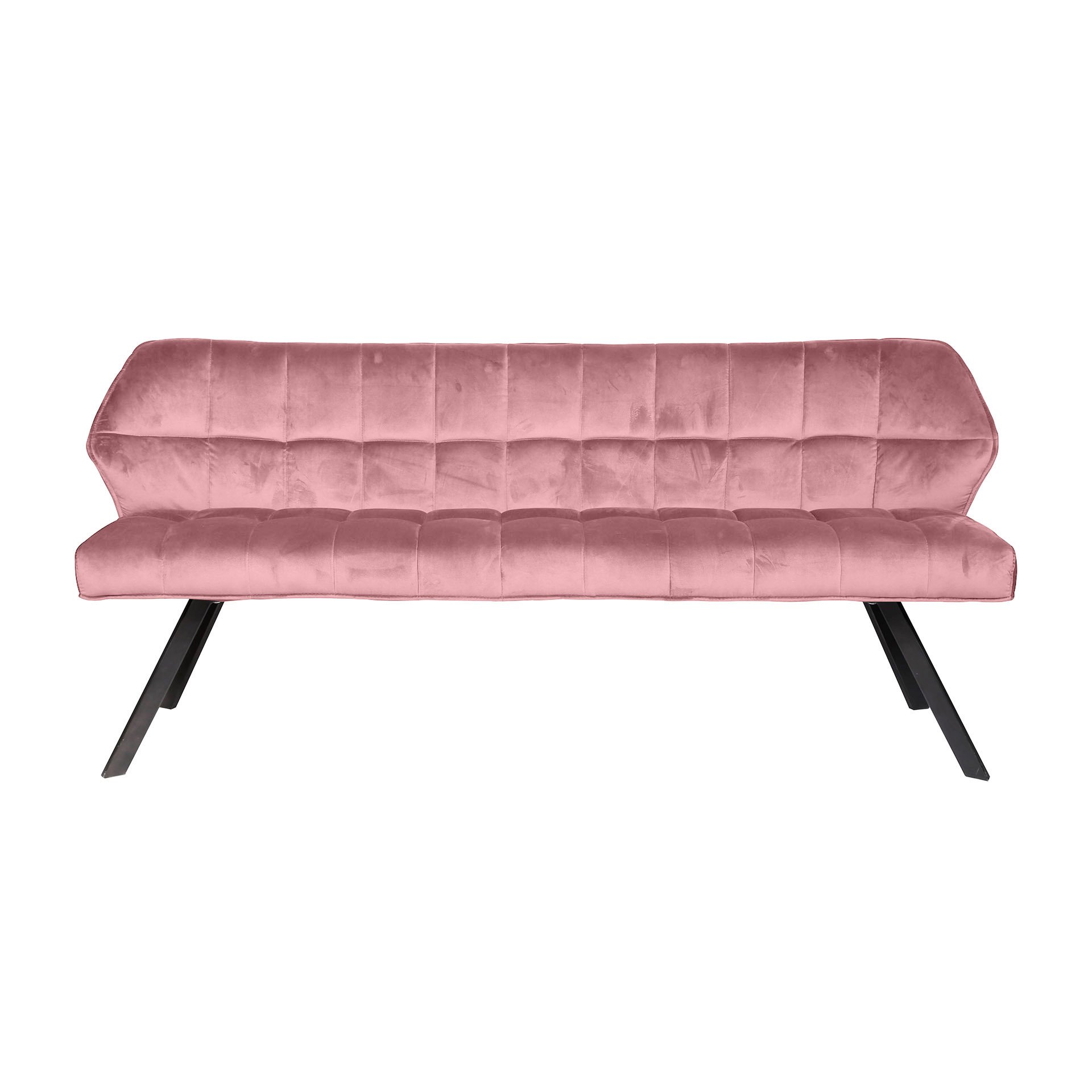 Eetkamerbank Raster 180 roze