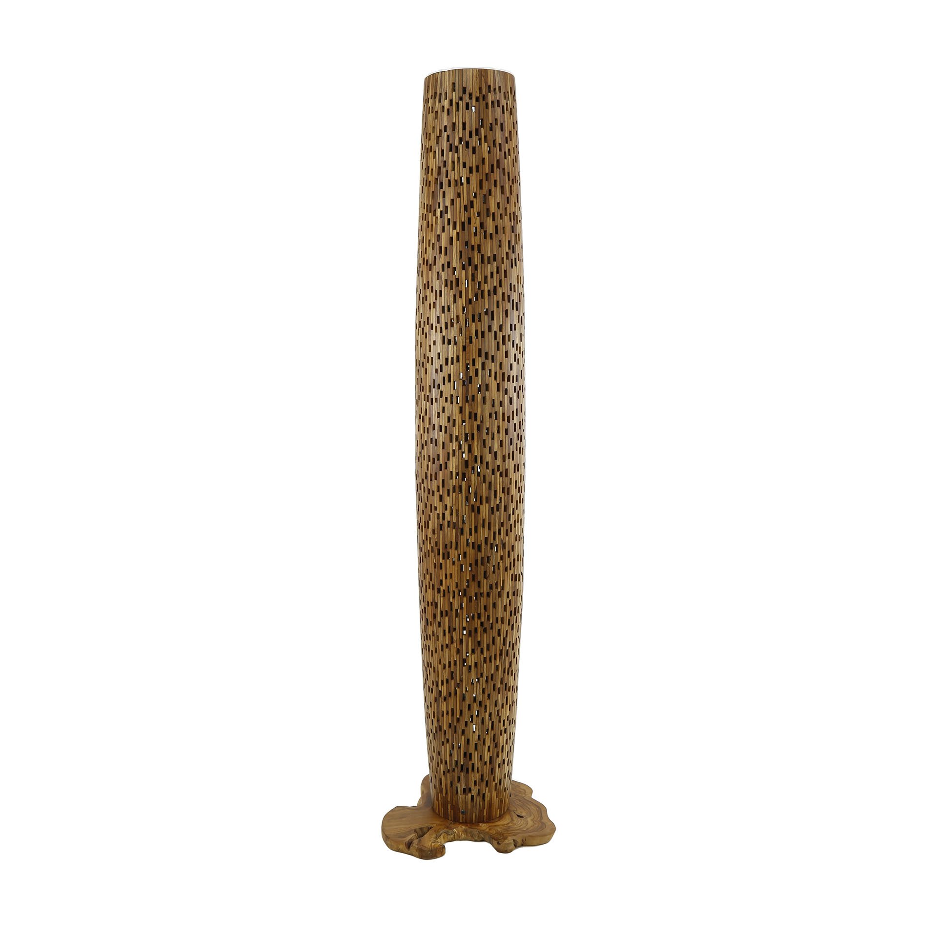 Vloerlamp Bars L teakhout