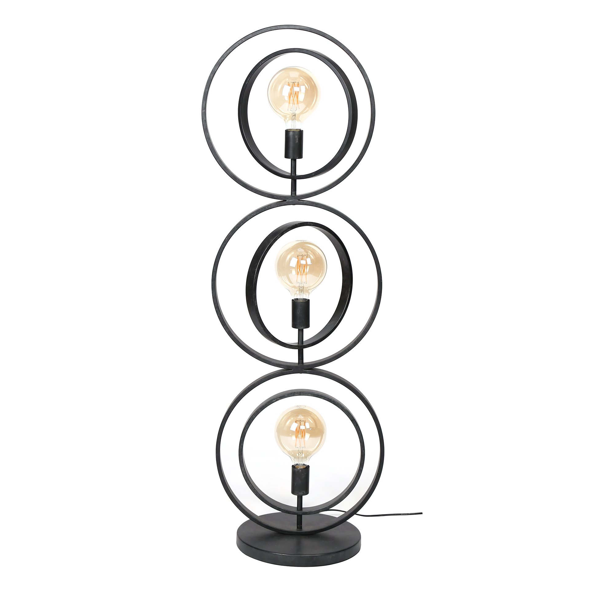 Vloerlamp 3L Turn around Charcoal
