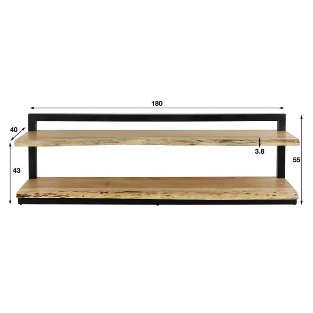 TV-meubel Edge Acacia Naturel
