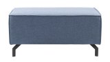 Hocker Terzo polyether zitting blauw