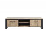 TV-meubel Mendiga 53 x 183 orange teak wood