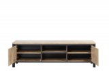TV-meubel Mendiga 53 x 183 orange teak wood