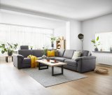 Salontafel Bandera grijs, 130x65 cm