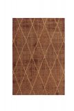 Vloerkleed Zefini cognac, 155 x 230 cm