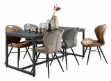 Eettafel Kerela 160 x 90 zwart 
