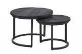 Salontafel set Foxford zwart