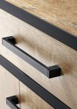 Boekenkast Mendiga 189 x 69 orange teak wood