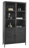 Vitrinekast Farmton 202 x 105 zwart