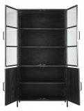 Vitrinekast Farmton 202 x 105 zwart
