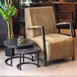 Salontafel set Foxford zwart