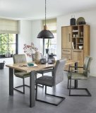 Eettafel Glenvar 220 x 100 old teak