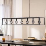 Hanglamp Tiamo zwart staal, 162x25x160 cm