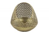 Theelichthouder Autunno goud, 17x18x18 cm