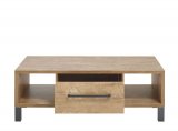 Salontafel Alva 125 x 68 cm orange teak