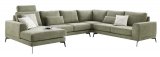 Hoekbank Flandria comfortschuim + HR-schuim zitting groen