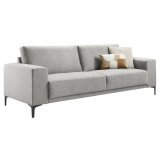 3-zitsbank Clanton polyether schuim zitting grey
